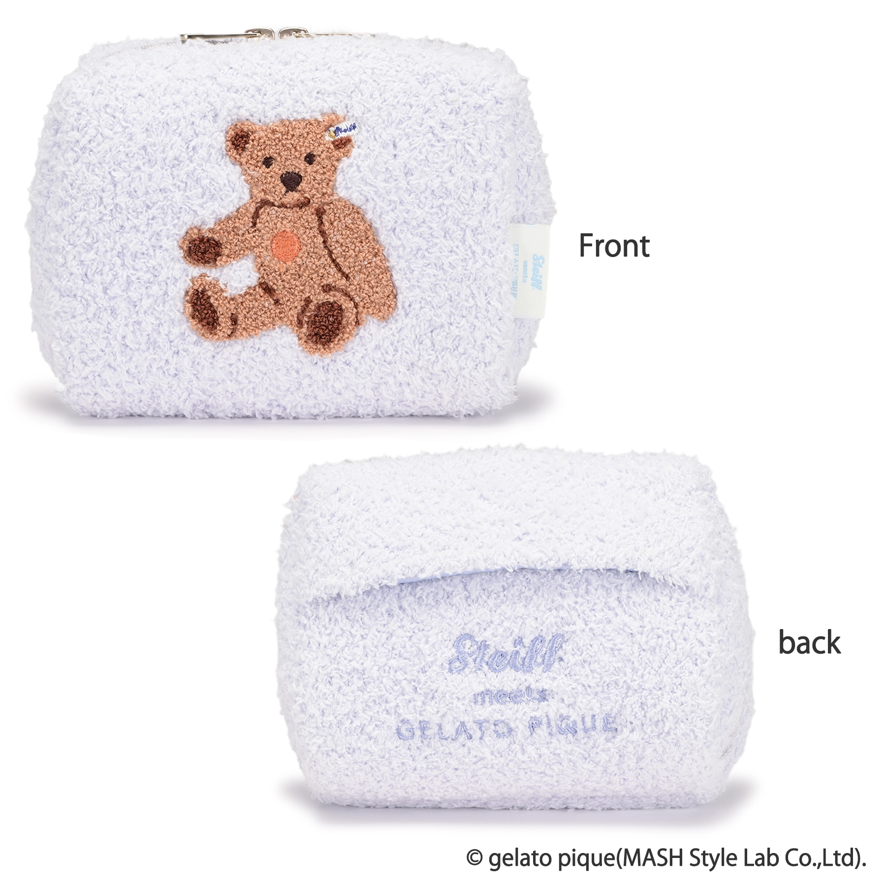 Steiff meets gelatopique 145thオリジナルニットポーチ