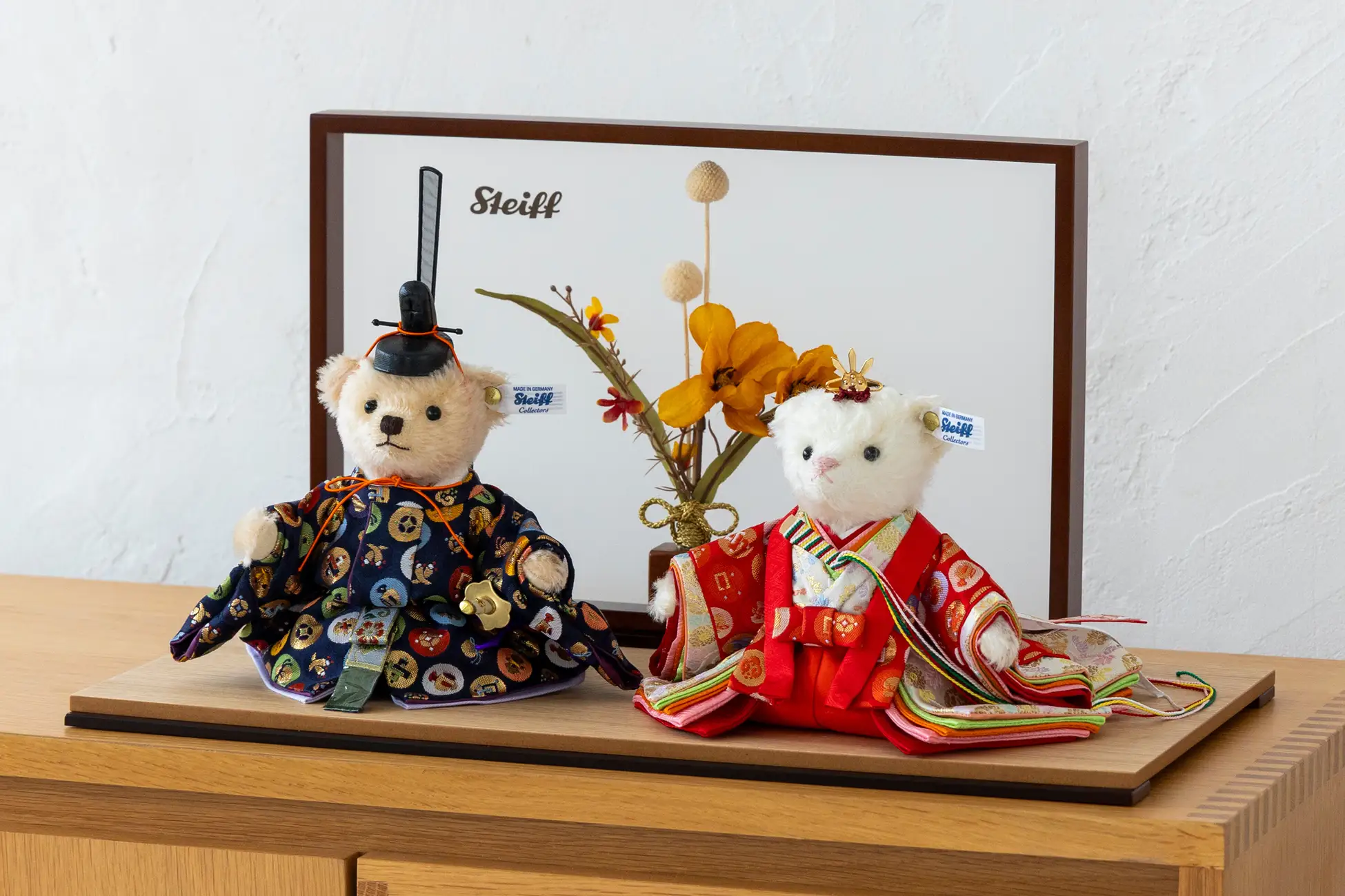 ※設置イメージ　インテリアと調和するデザインの台屏風