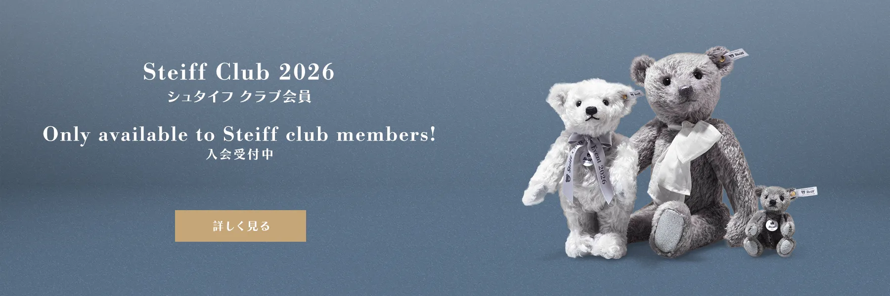 シュタイフ クラブ会員 入会受付中