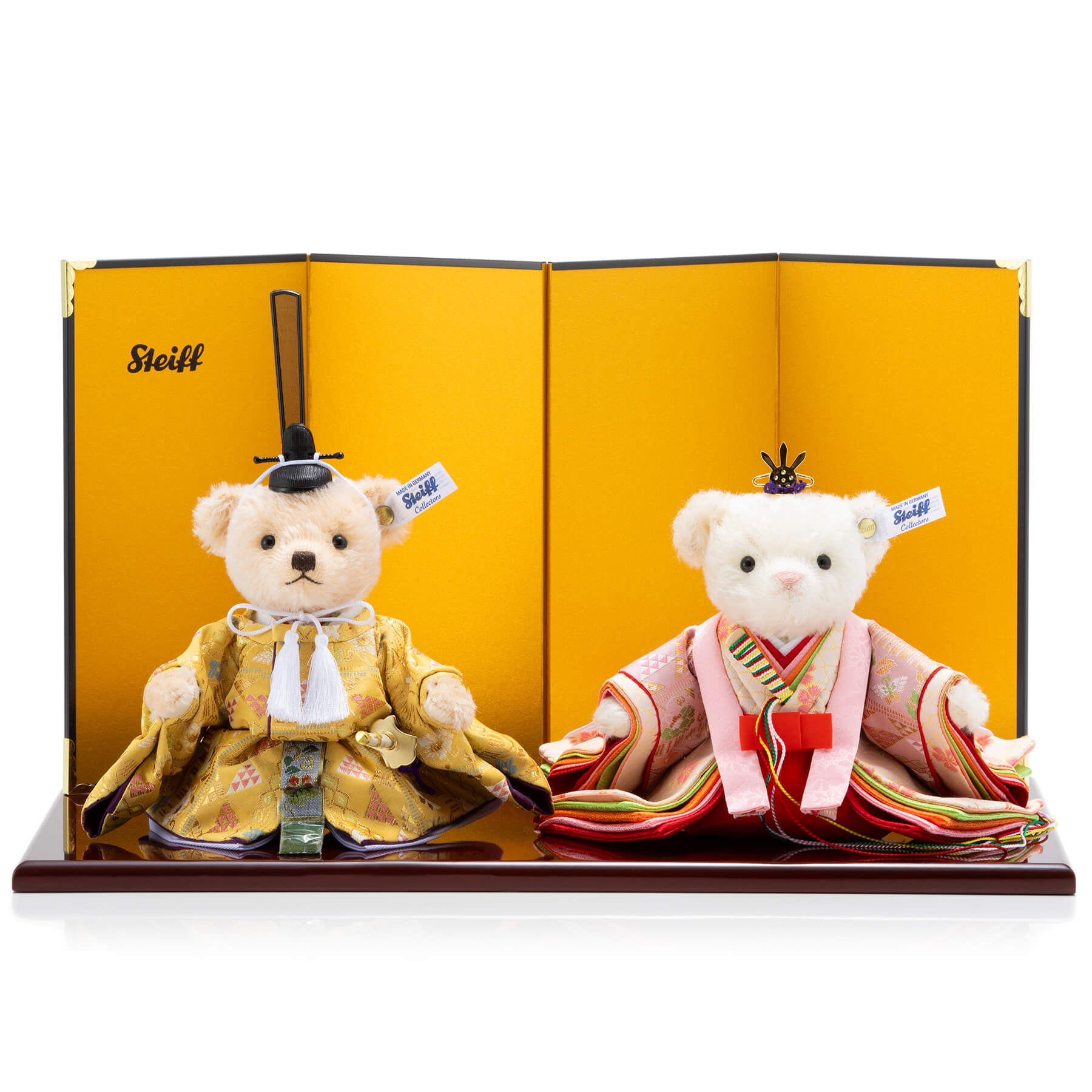 テディベア ひな人形「鱗紋」