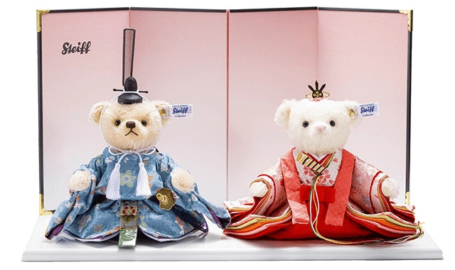 テディベア ひな人形「桜うさぎ」