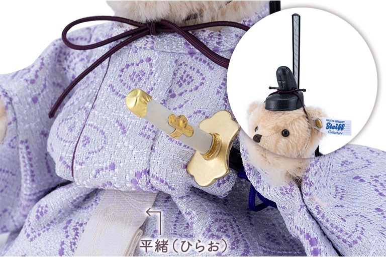 テディベア ひな人形「ハート」ポイント4