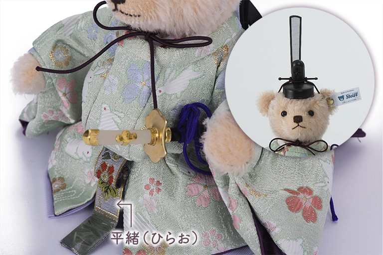 テディベア ひな人形「跳ねうさぎ」ポイント4
